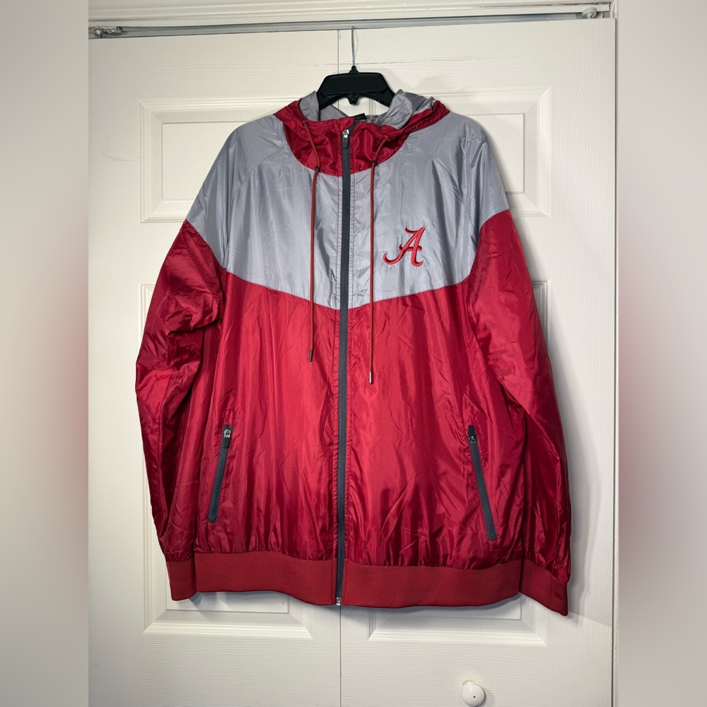 Colosseum Alabama Crimson Tide Full-Zip Jacket Size XL